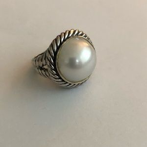 Pearl Stone Right Hand Ring